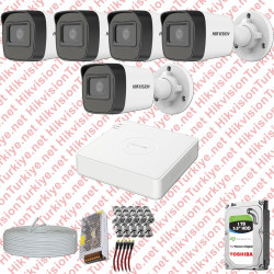 Hikvision 05 Kamera Fullhd Güvenlik Kamerası Seti 1tb Hdd